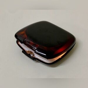 Mid Century Vintage Double Mirror Clamshell Illuminating Compact Vanity